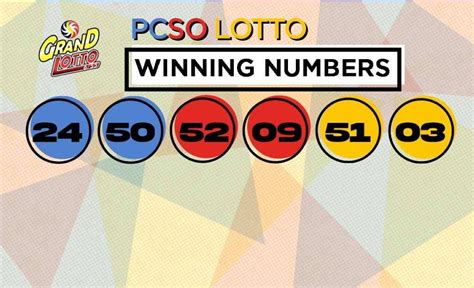 pcso lotto results grand lotto 6 55 history
